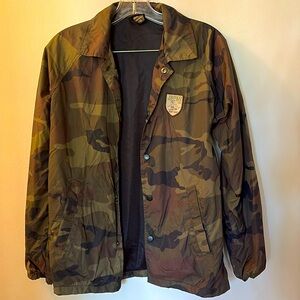 Camo windbreaker